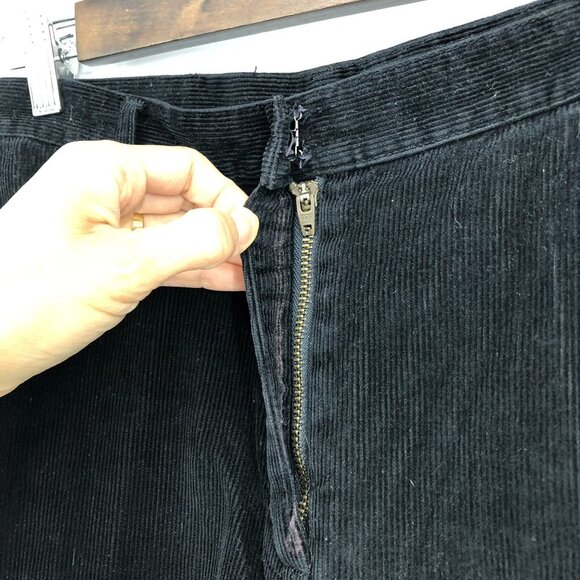 Style & Co Corduroy Petite Women's High-Rise 100% Cotton Black Pants size P8 - Picture 6 of 13